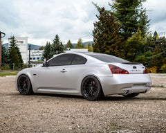 VR Forged D03-R Wheel Package Infiniti G37 19x9.5 19x10.5 Gloss Black