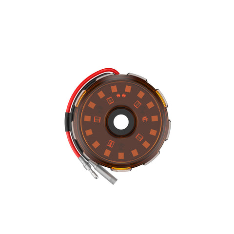 KC HiLiTES Cyclone V2 LED - Single Light - Amber Lens - 5W Flood Beam