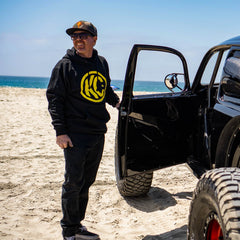 KC HiLiTES 70325 KC Pullover Hoodie - Black - 2X-Large