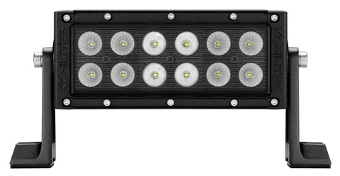 KC HiLiTES 6 inch C-Series C6 LED Light Bar - Blue Strobe -16W Flood