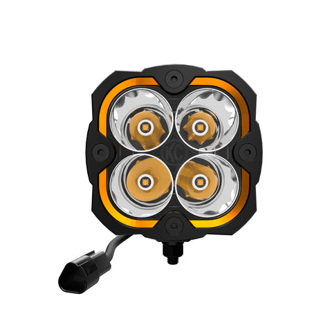 KC HiLiTES 286 KC FLEX ERA 4 LED 5in Spot 2-Light System Universal
