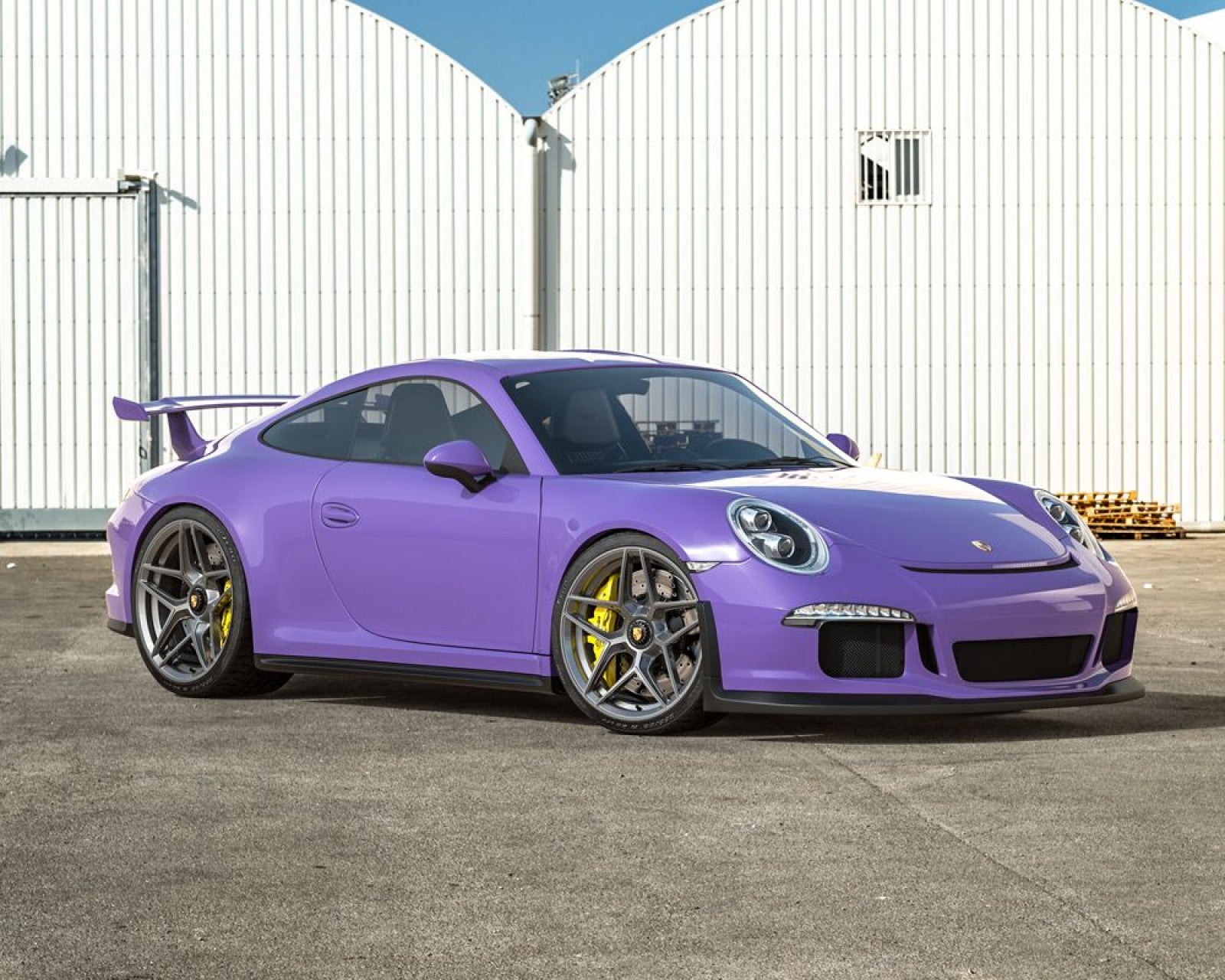 VR Forged D04 Wheel Package Porsche 991 Turbo | 991 GT3 20x9.0 20x12 Centerlock Gunmetal