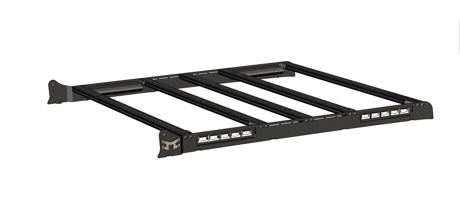 KC HiLiTES 9214 KC M-RACK Roof Rack Blackout Plates 2007-2018 Jeep Wrangler JK Unlimited