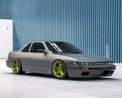 VR Forged D10 Wheel Package Nissan 240SX S13 S14 18x9.5  22 | 18x10.5  22 Drift Spec Highlighter Yellow