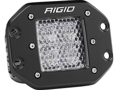 RIGID D-Series PRO LED Light, Diffused Lens, Flush Mount, Single